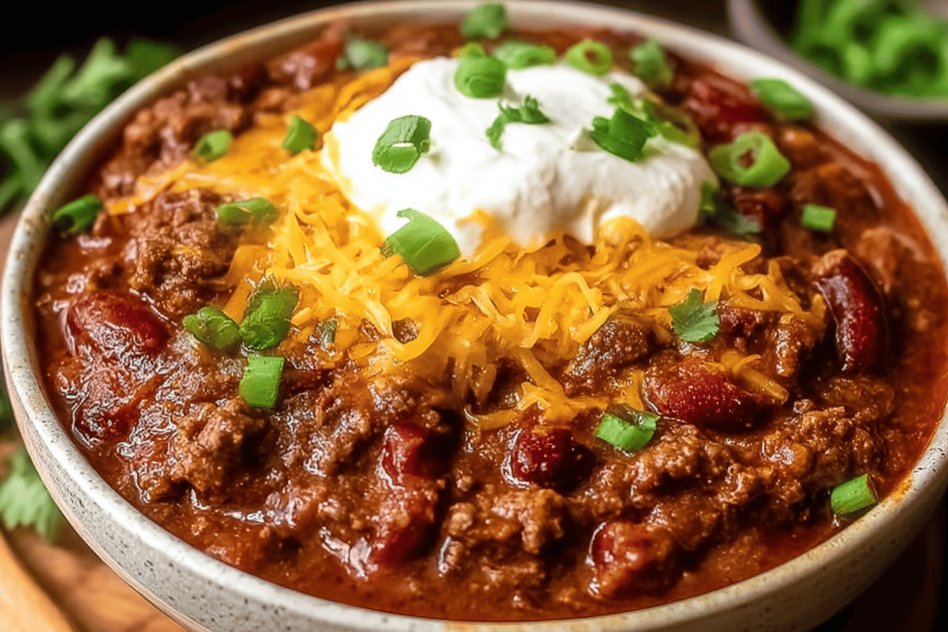 Classic Homemade Chili