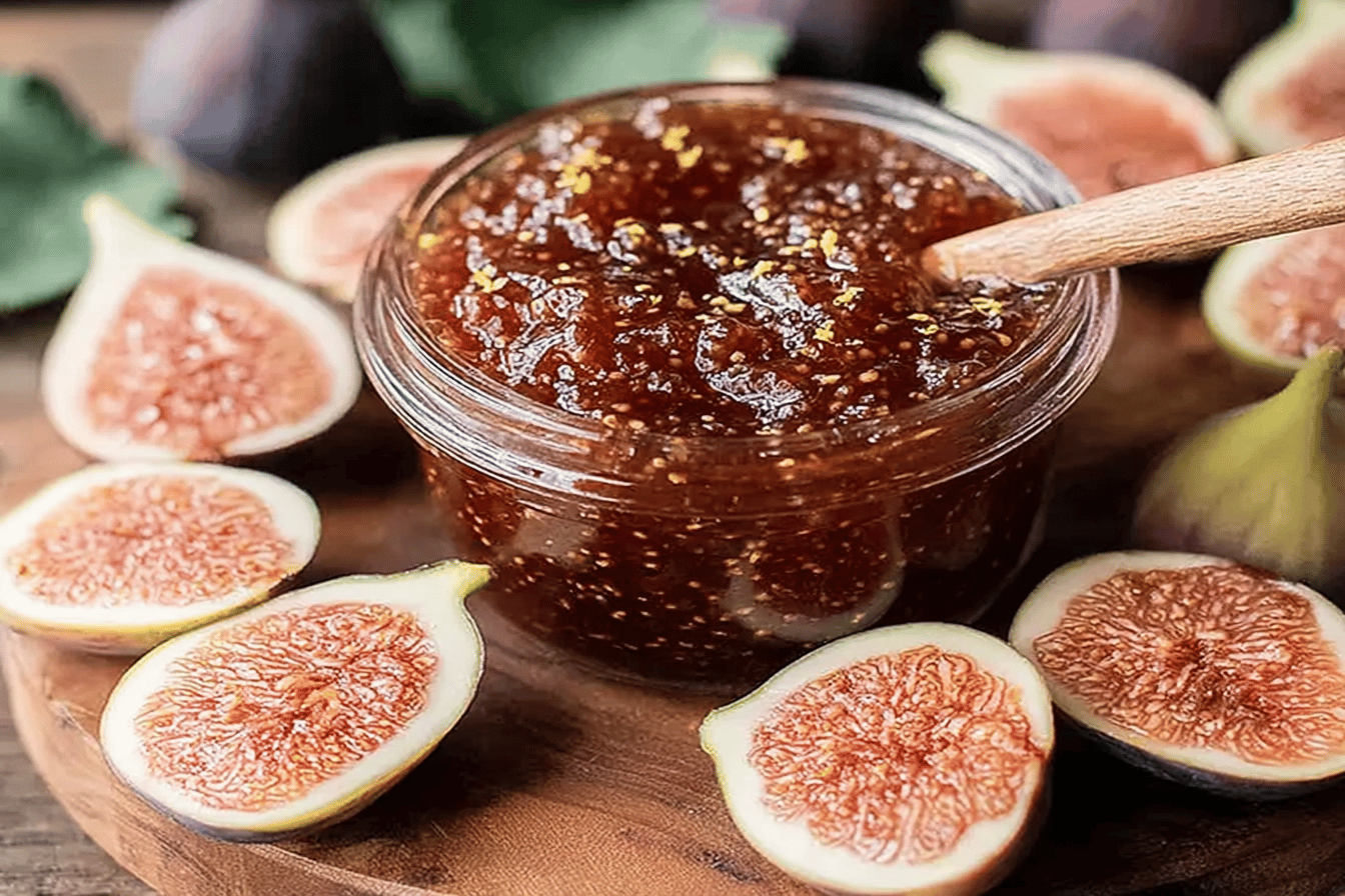 Fresh Fig Jam with Lemon Zest