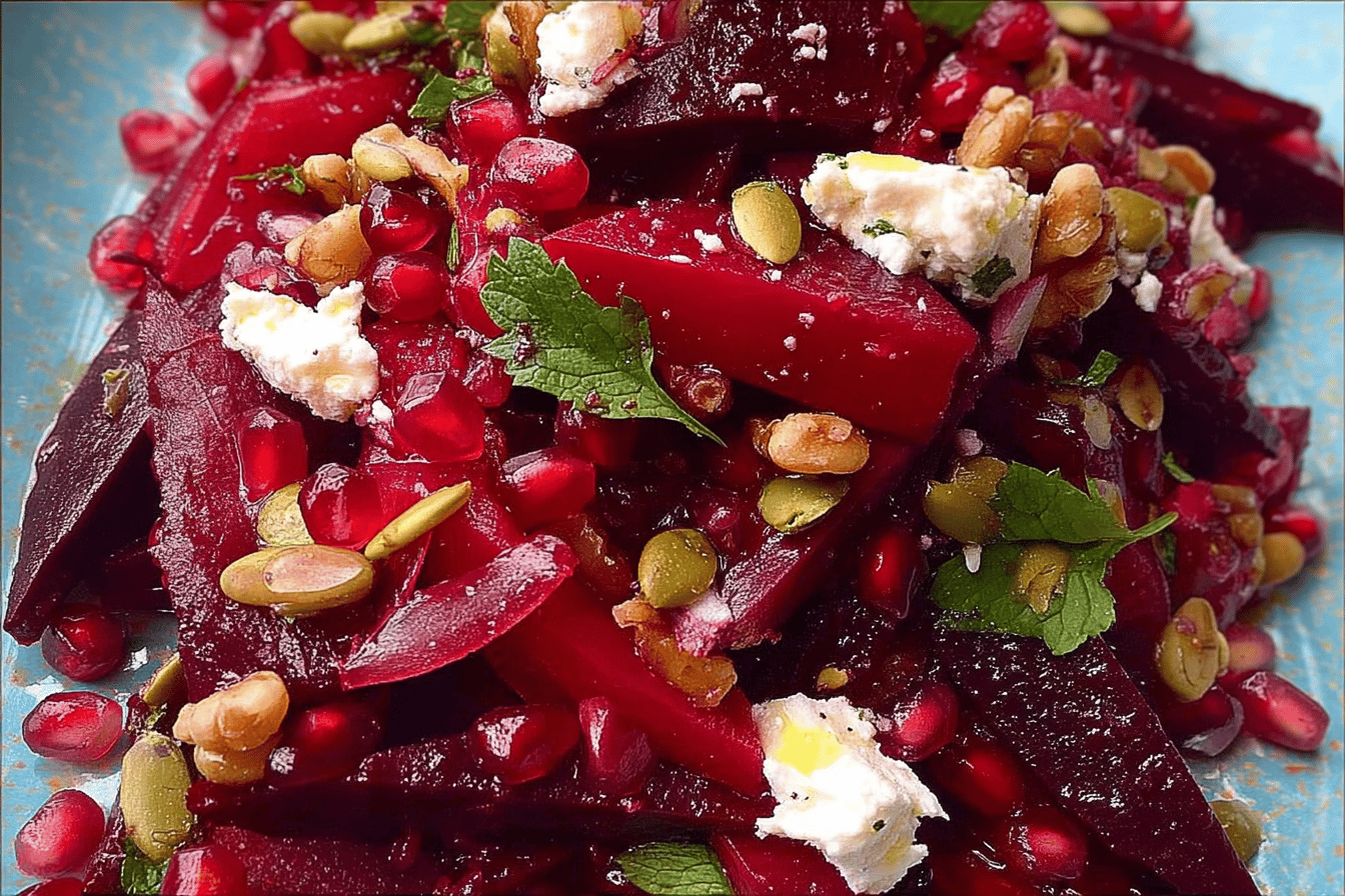 Persian Beet Pomegranate Salad
