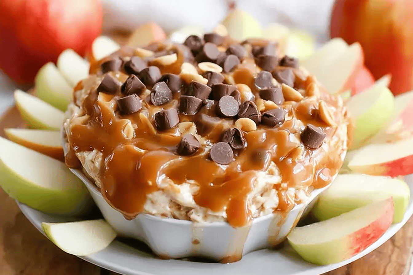 Snickers Caramel Apple Dip