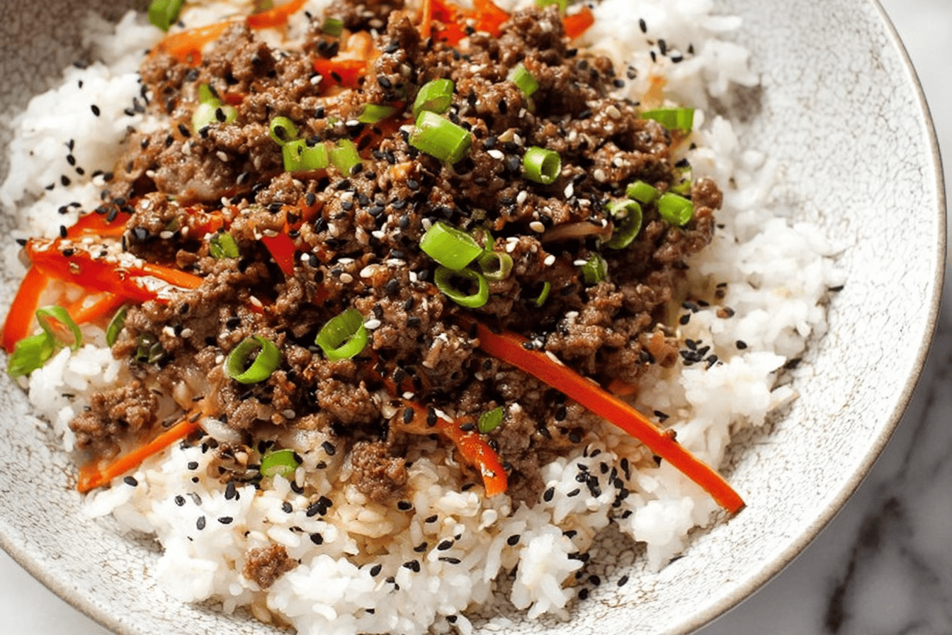 Teriyaki Ground Beef Stir Fry