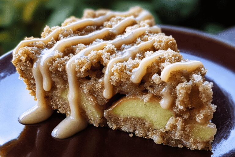 Apple Crumb Cake with Drizzle