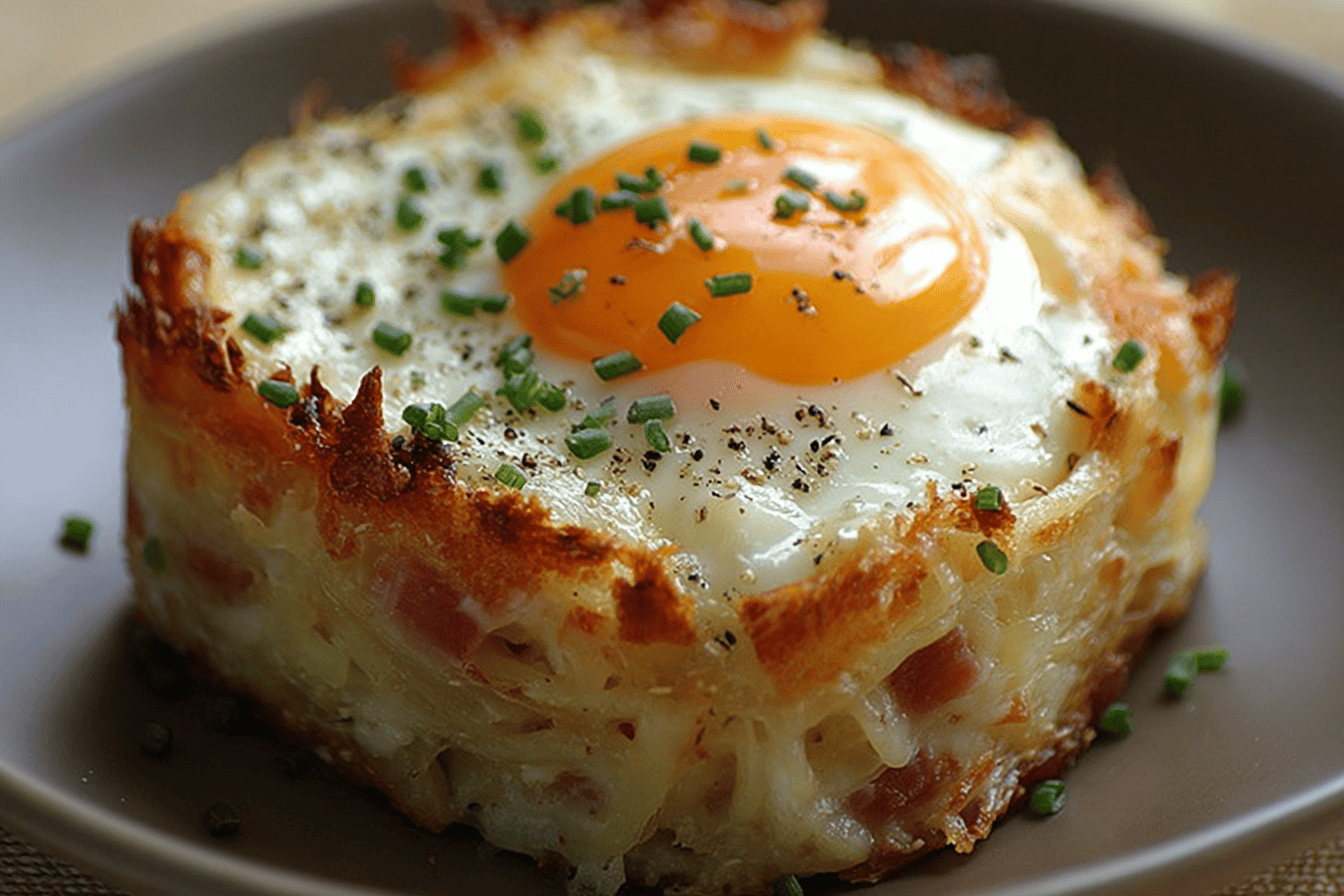 Baked Eggs Napoleon Recipe