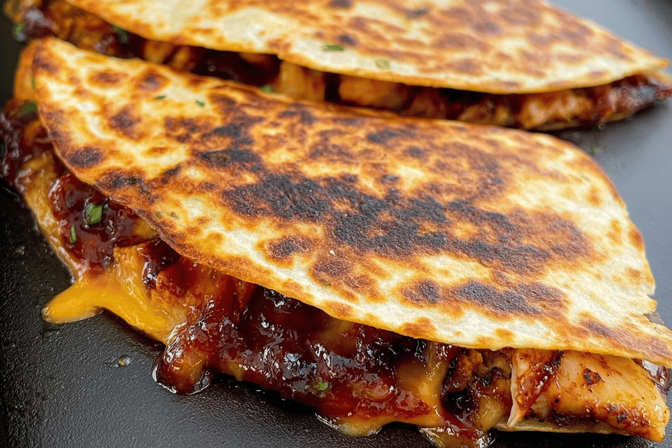 Blackstone Hot Honey BBQ Quesadillas