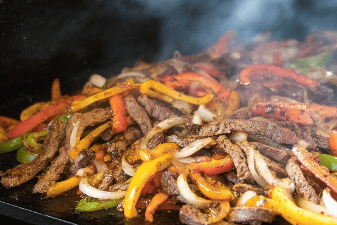 Blackstone Steak Fajitas