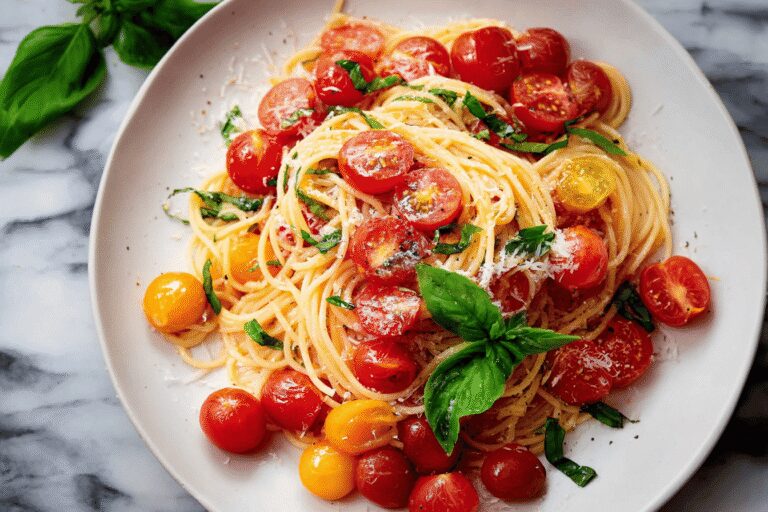 Burst Cherry Tomato Pasta