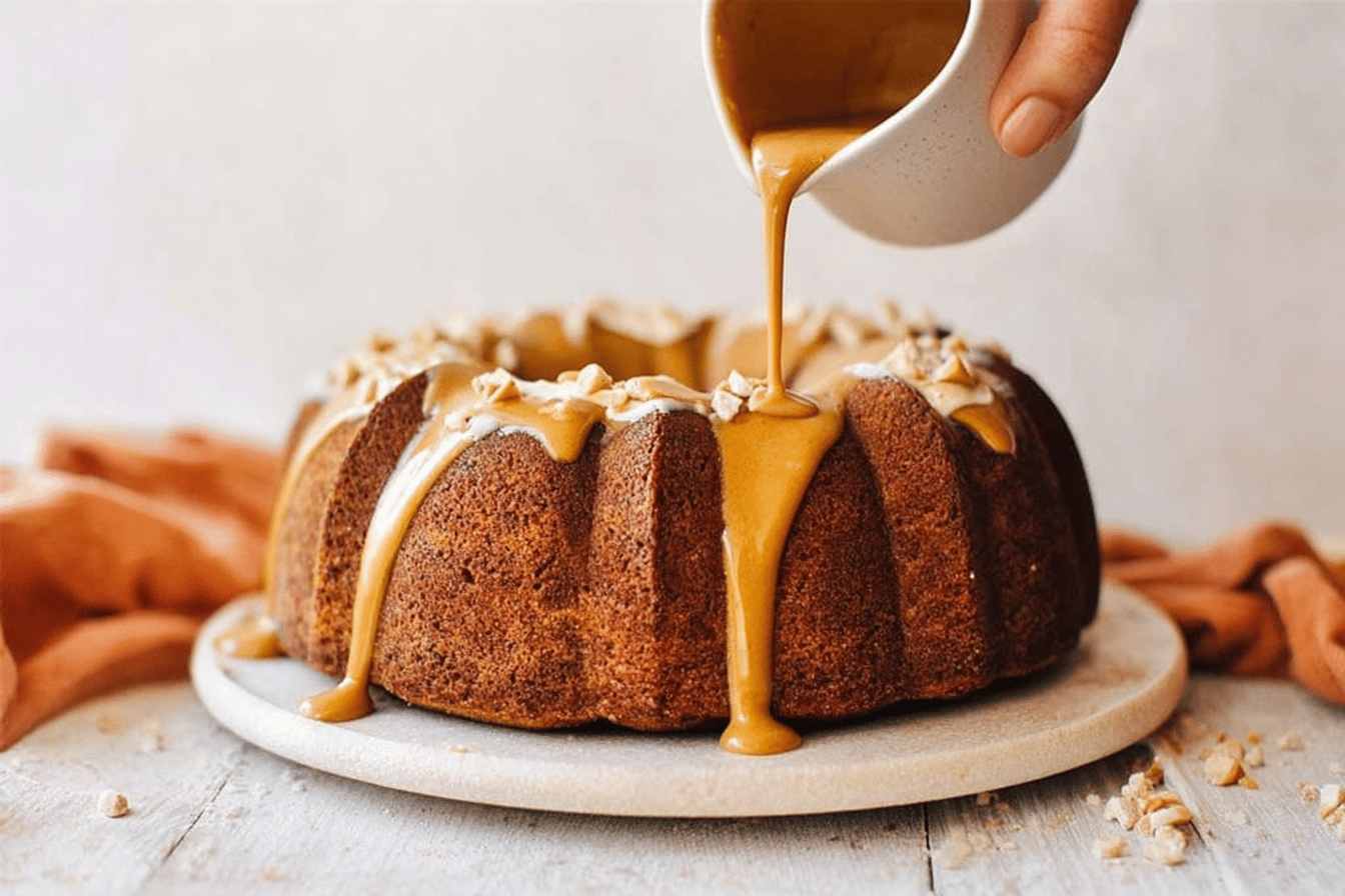 Butterscotch Pumpkin Bundt Cake