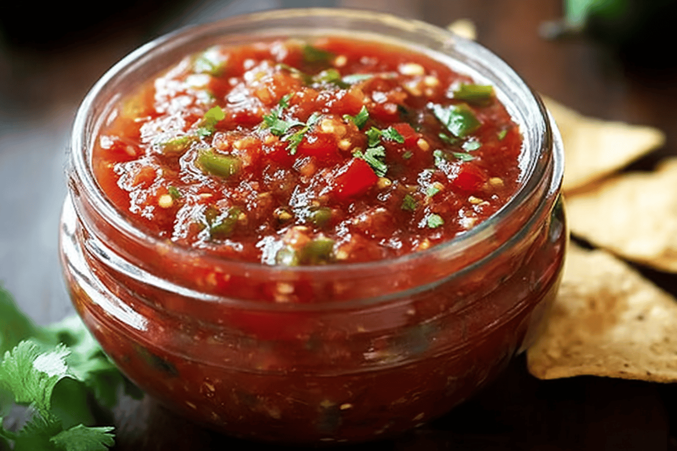 Canned Salsa with Fresh Tomatoes