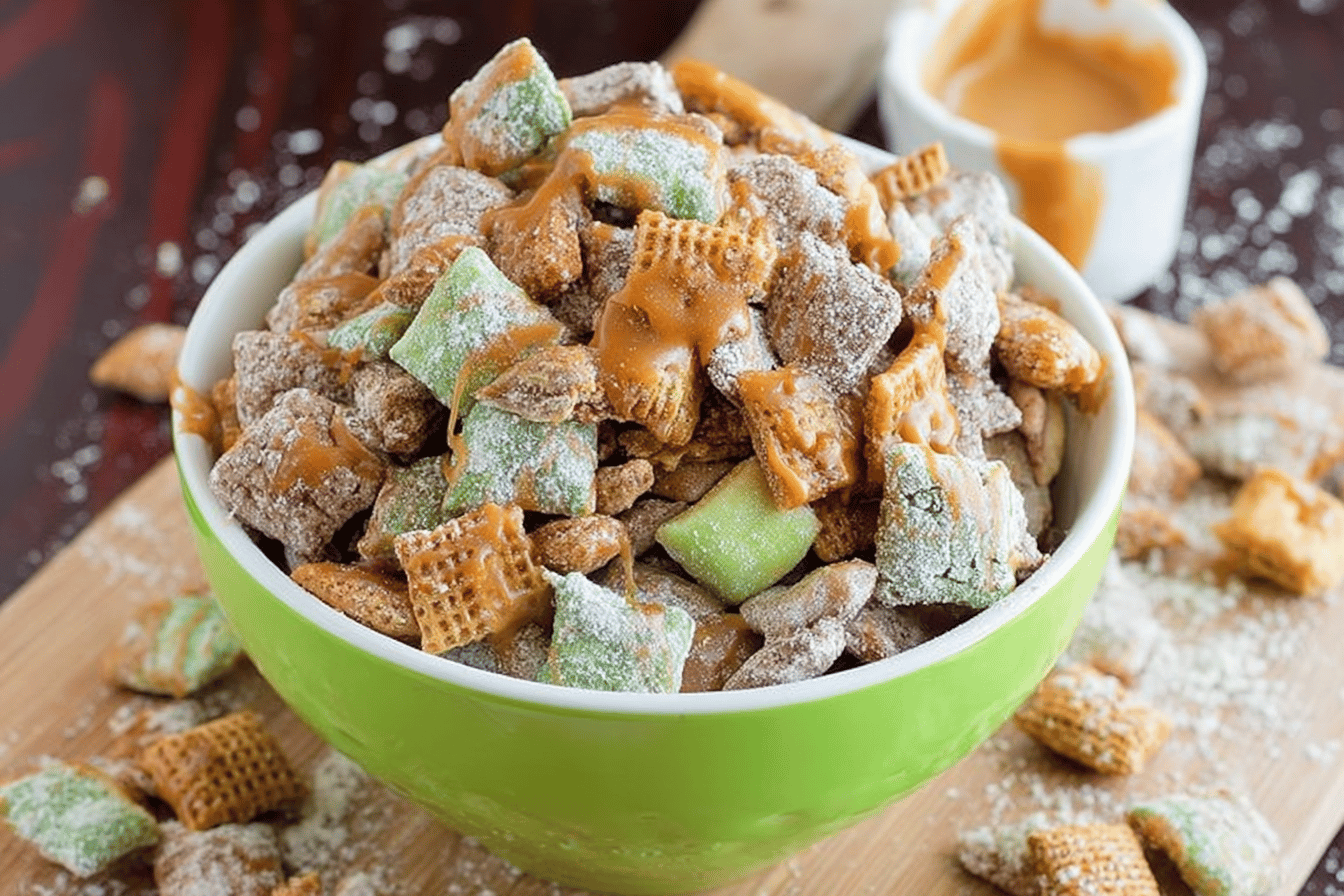 Caramel Apple Puppy Chow