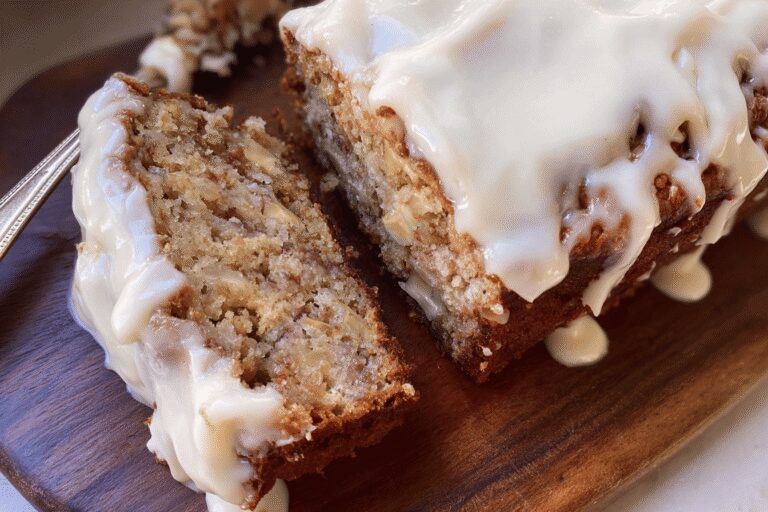 Cinnamon Roll Banana Bread