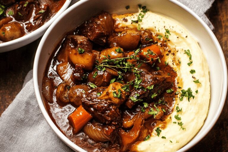 Classic Beef Bourguignon