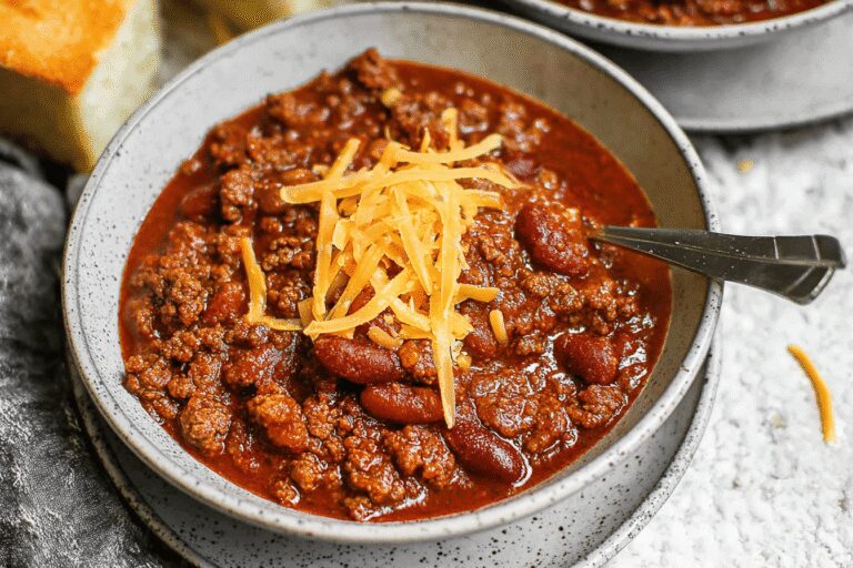 Classic Homemade Chili