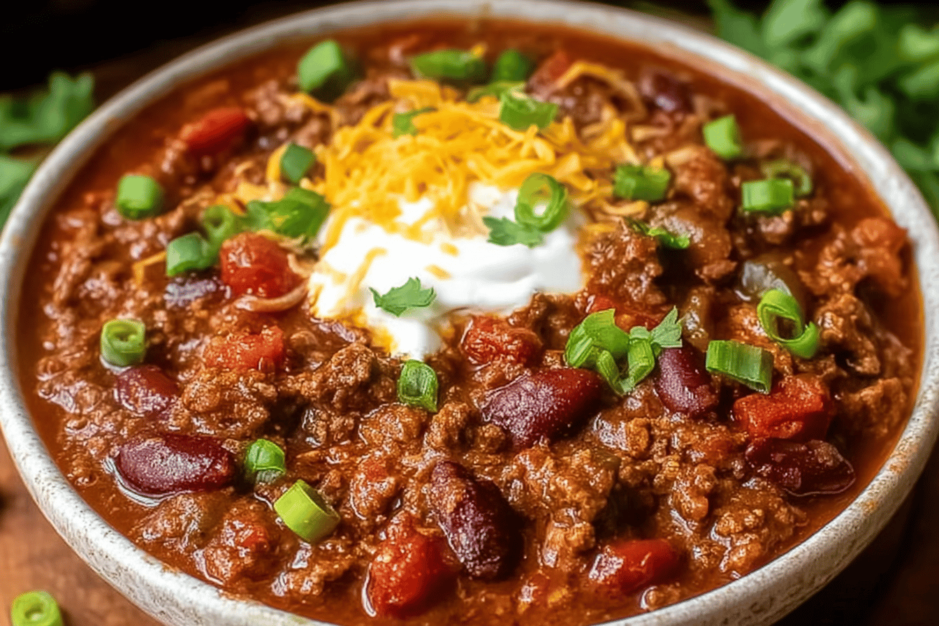 Classic Homemade Chili