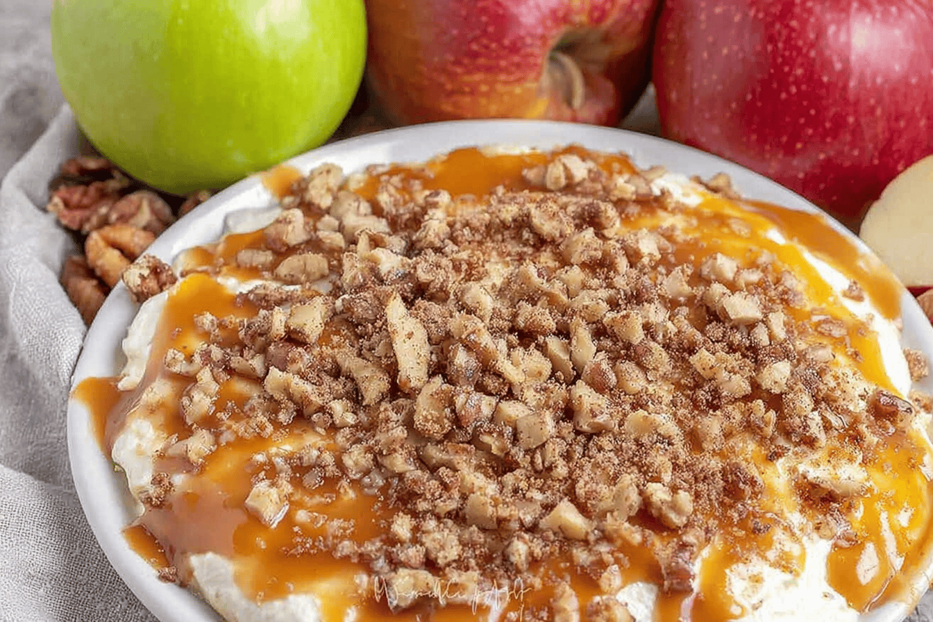 Cream Cheese Caramel Apple Dip