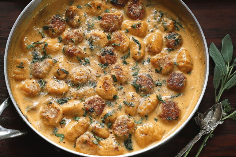 Creamy Butternut Squash Gnocchi