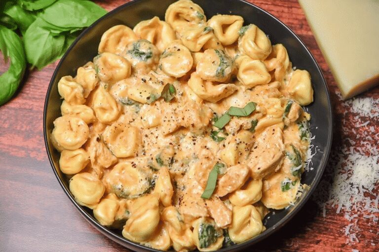 Crockpot Chicken Tortellini