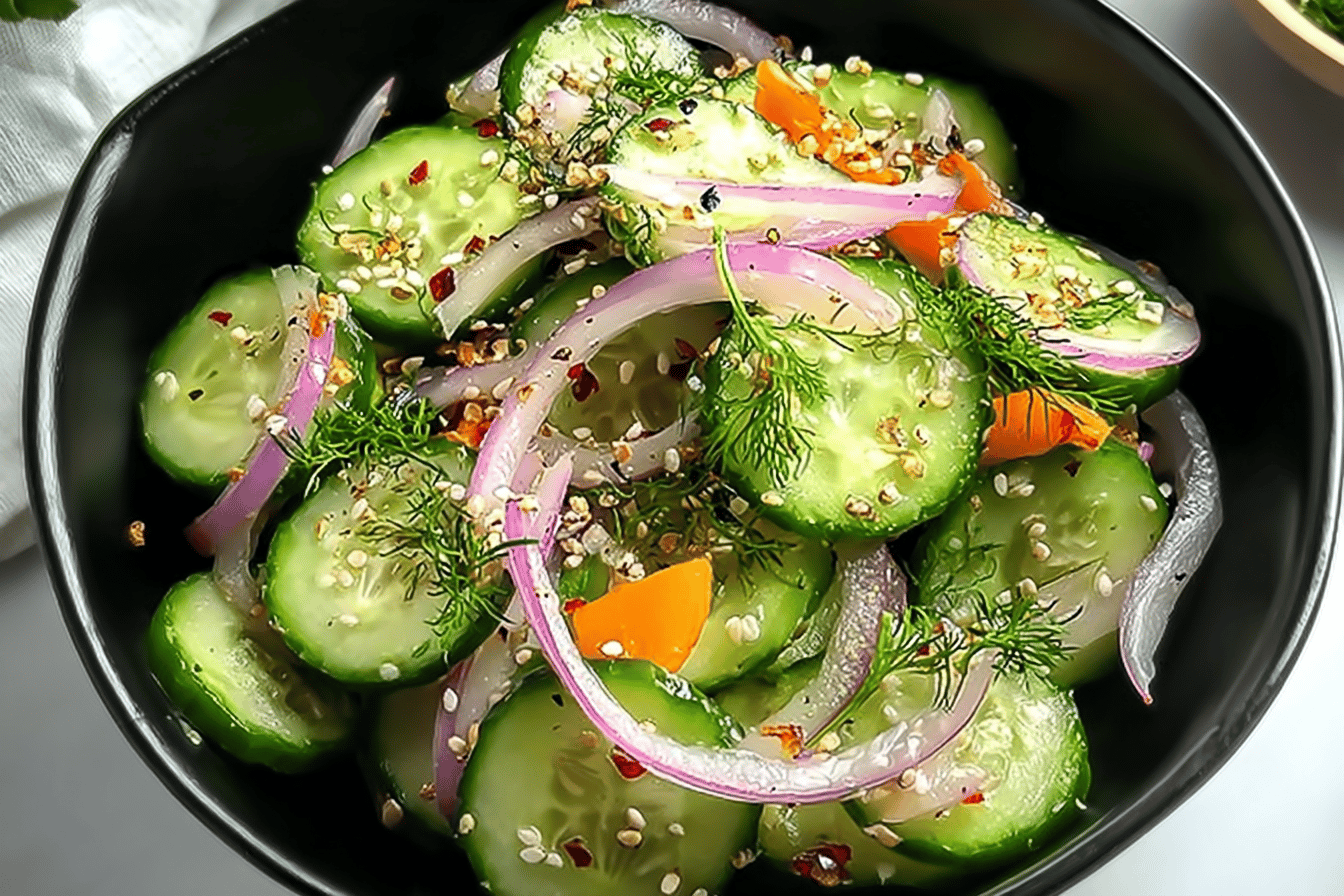 Crunchy Cucumber Salad