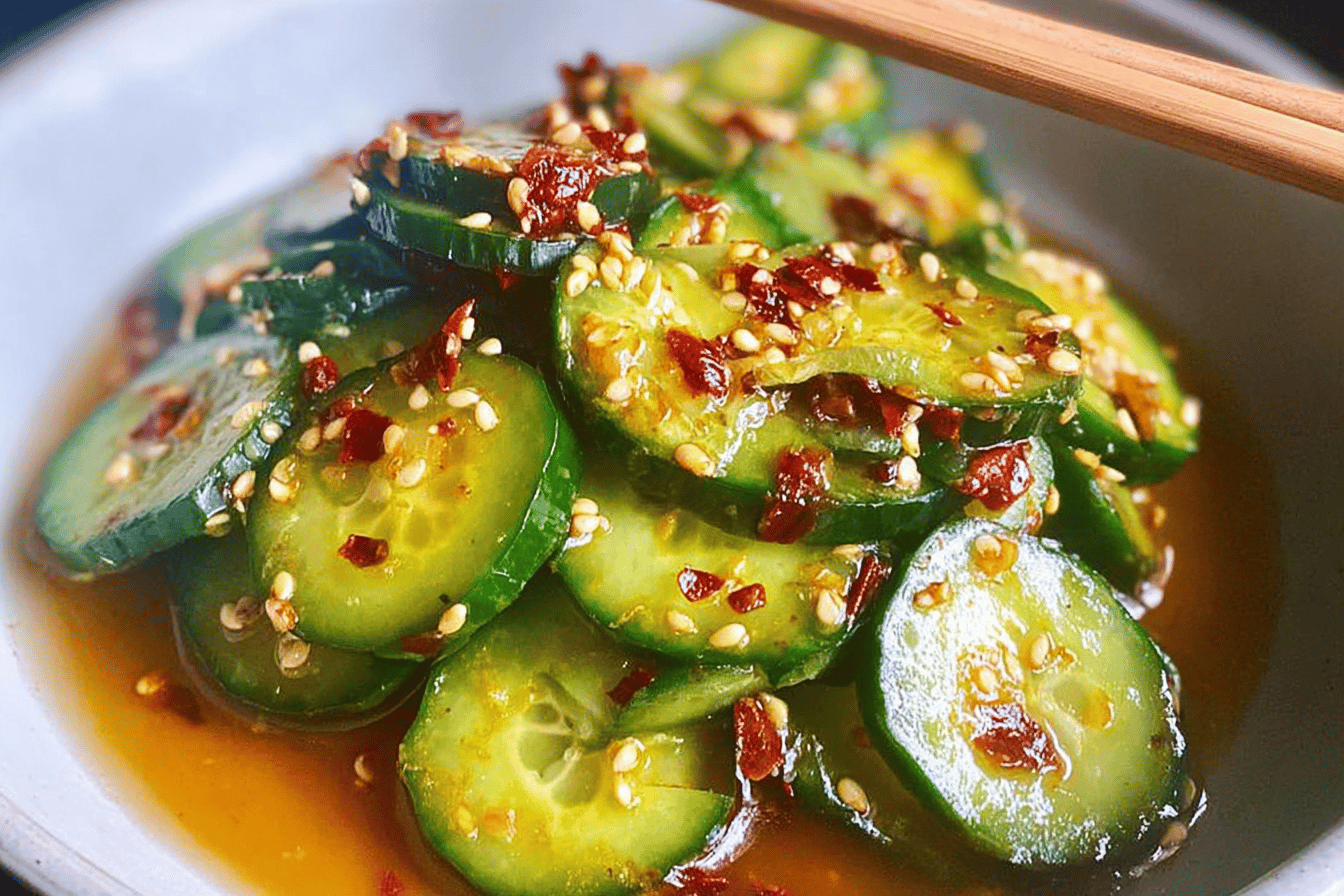 Easy Asian Cucumber Salad
