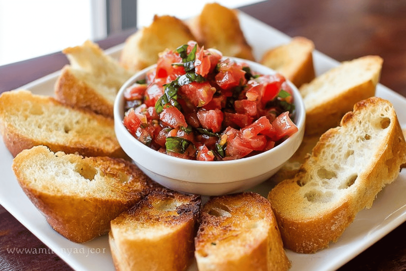 Easy Bruschetta Recipe