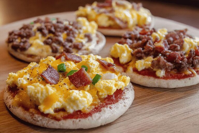 English Muffin Breakfast Pizza