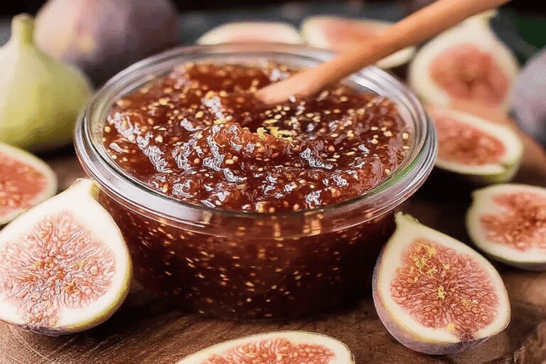 Fresh Fig Jam with Lemon Zest