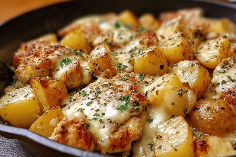 Garlic Parmesan Chicken Skillet
