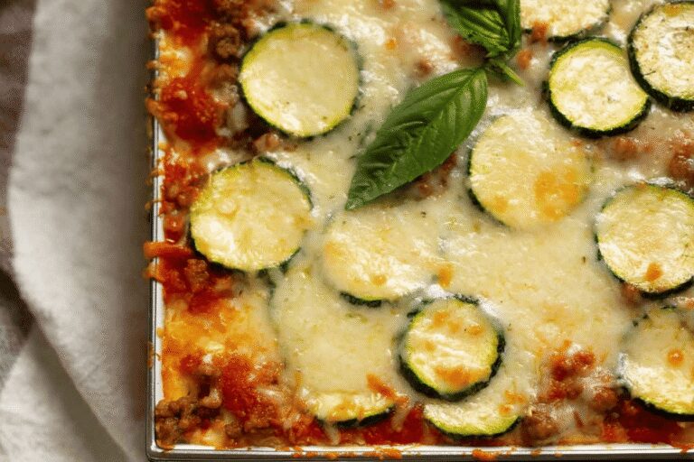 Ground Beef Zucchini Casserole