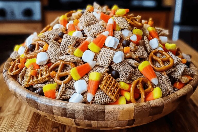 Halloween Chex Mix Snack