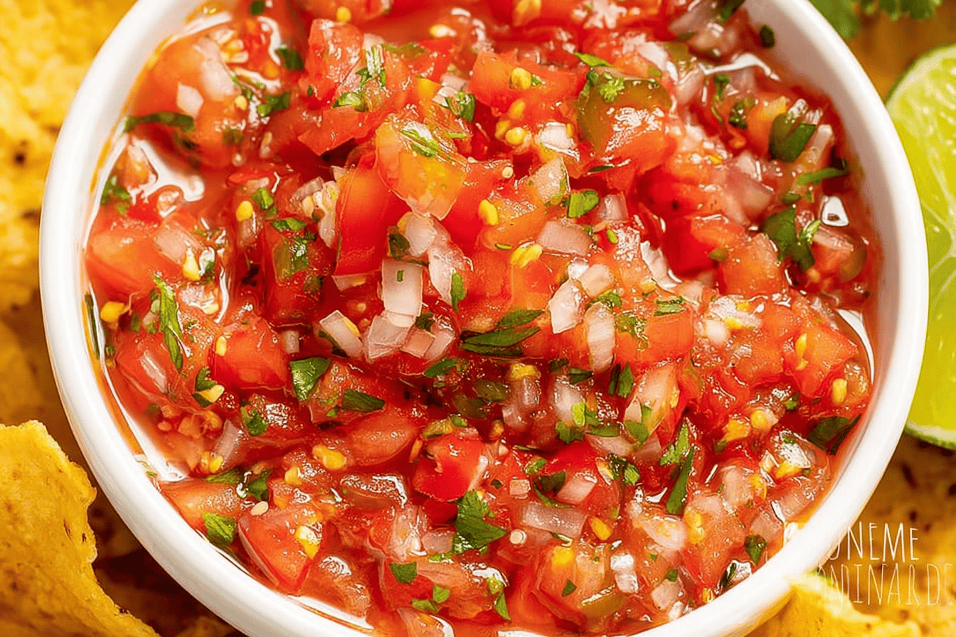 Homemade Fresh Tomato Salsa
