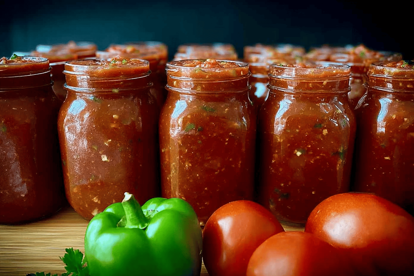 Homemade Salsa for Canning