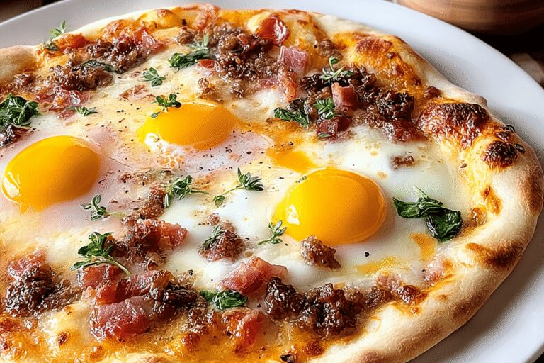 Irresistible Breakfast Pizza