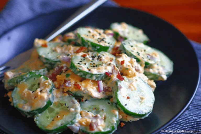 Jalapeno Popper Cucumber Salad