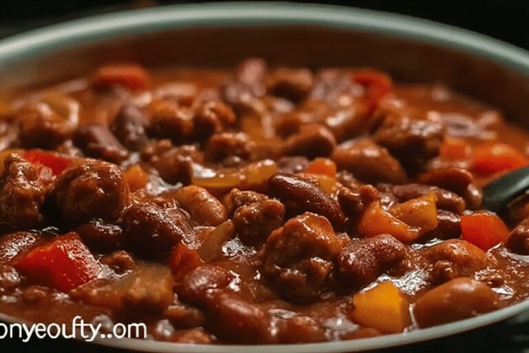 Kickin Ground Beef Chili