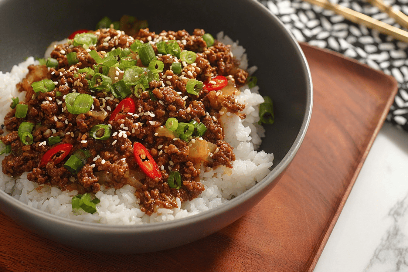 Korean Beef Bowl