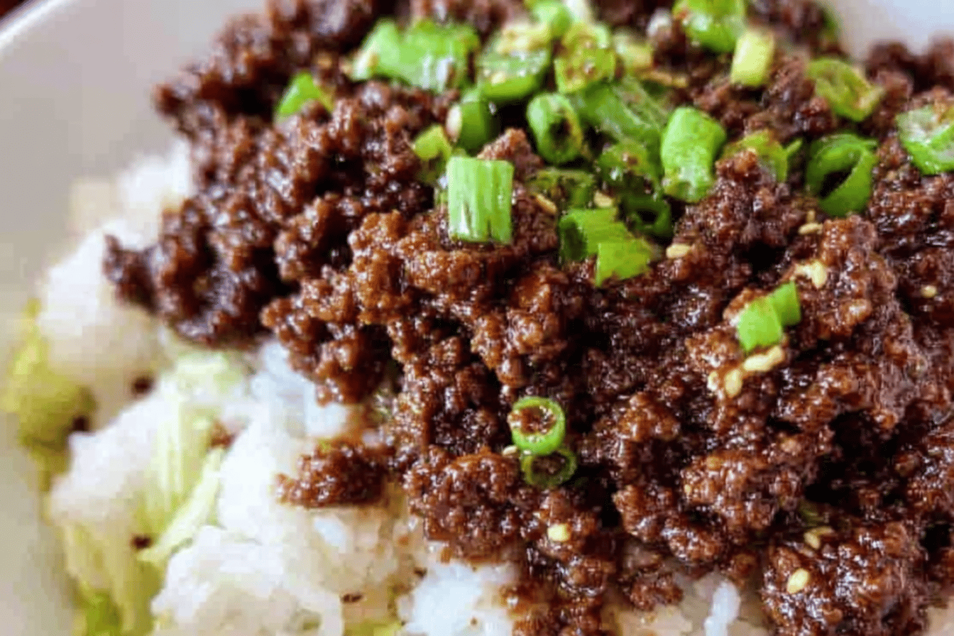 Korean Ground Beef Bowl