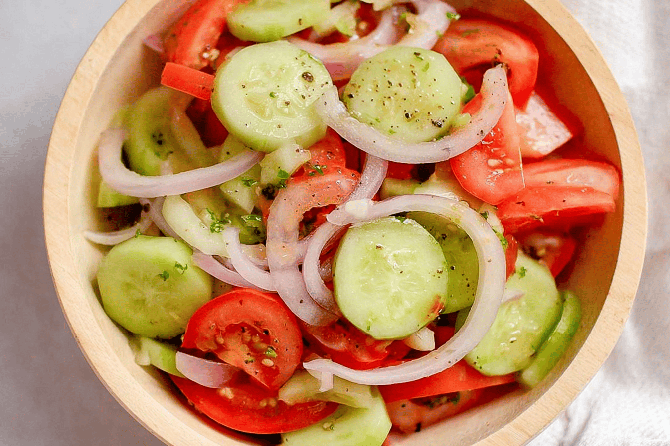 Marinated Cucumber Tomato Salad
