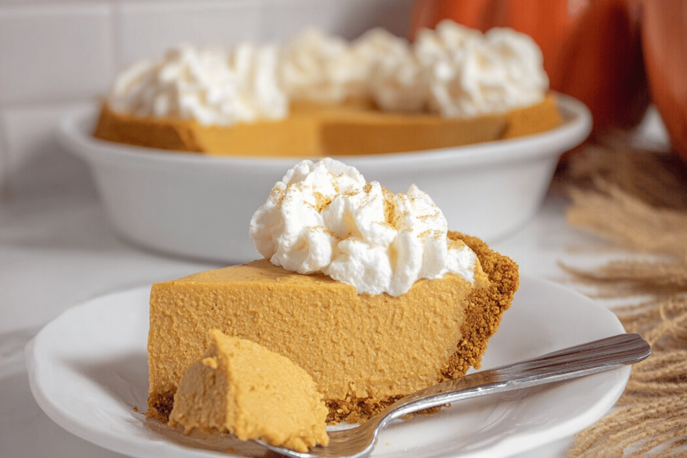 No Bake Pumpkin Pie