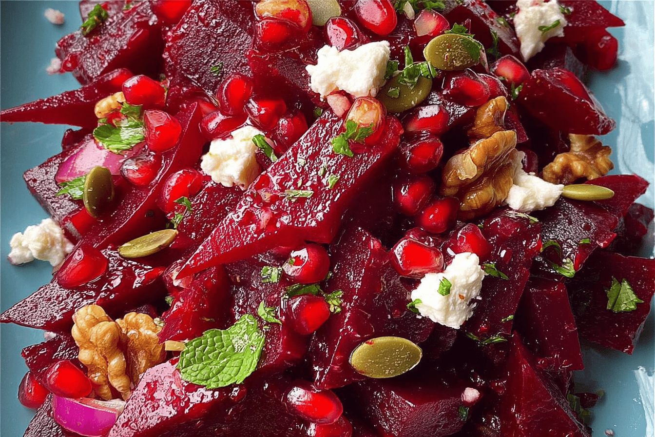 Persian Beet Pomegranate Salad
