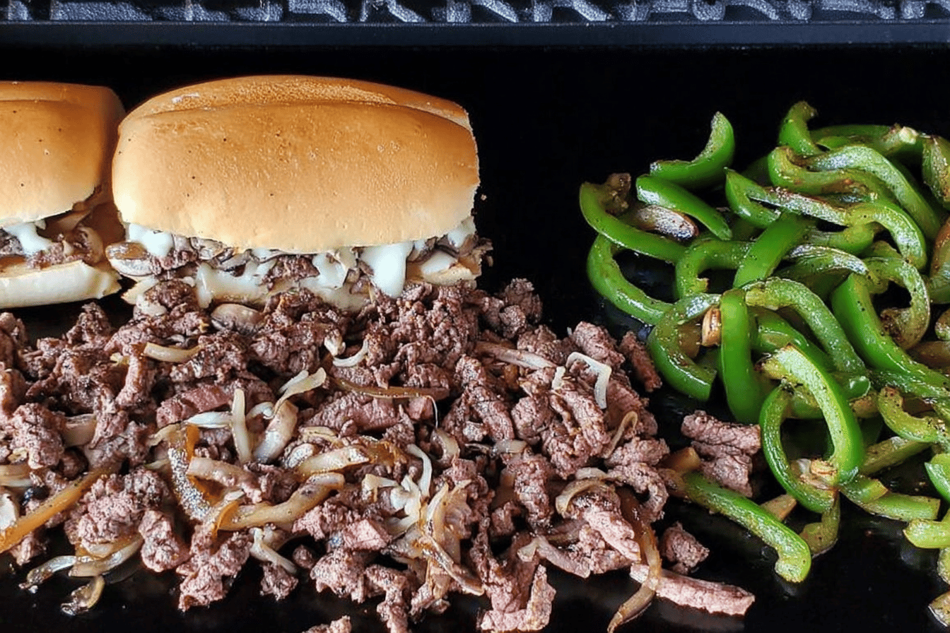 Philly Cheesesteak on Blackstone