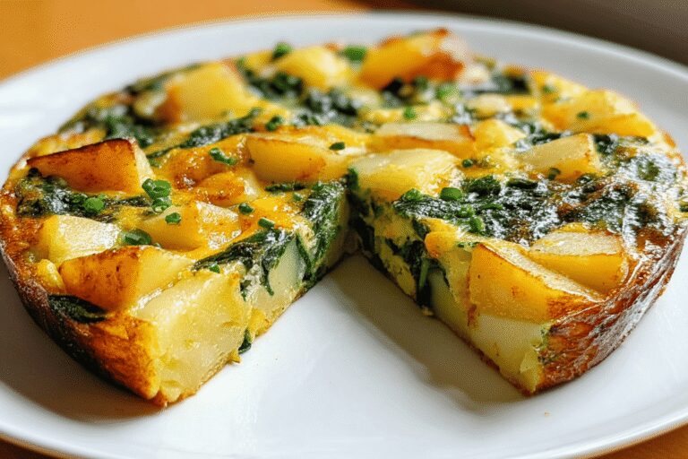 Potato and Spinach Frittata