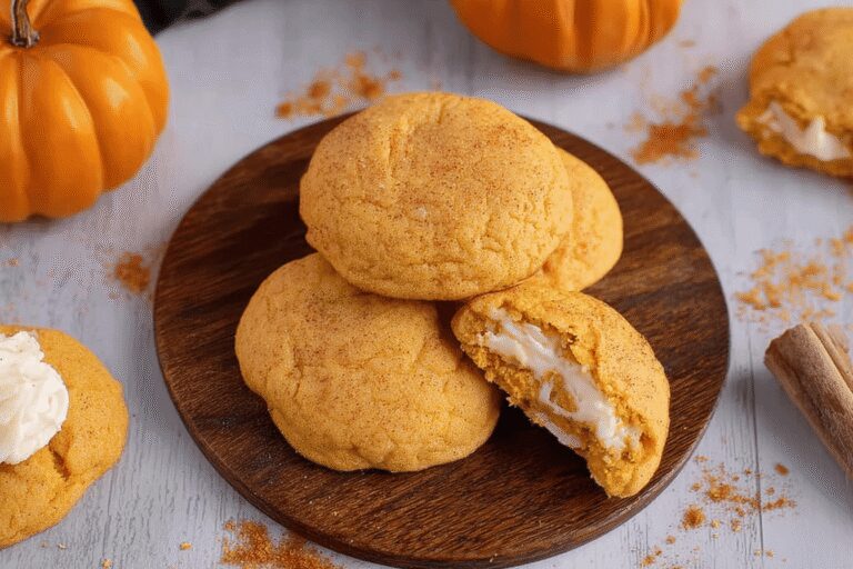 Pumpkin Cheesecake Cookies