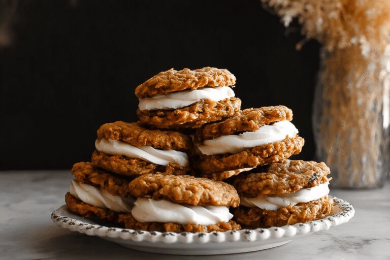 Pumpkin Oatmeal Cream Pies