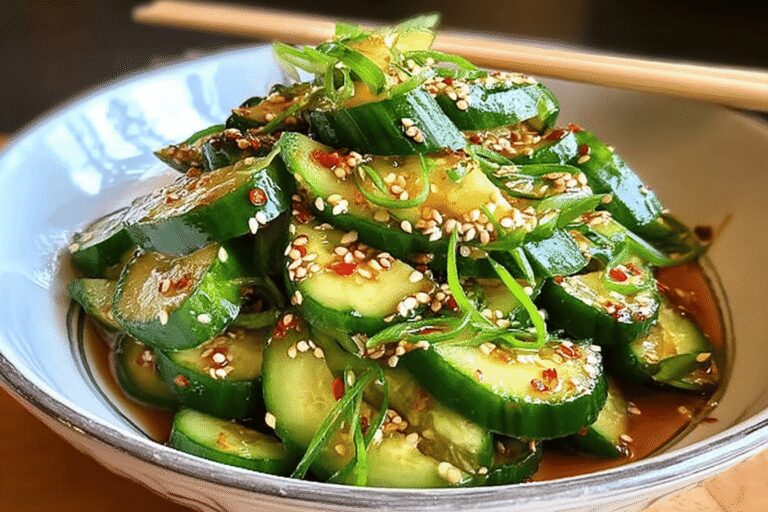 Refreshing Asian Cucumber Salad