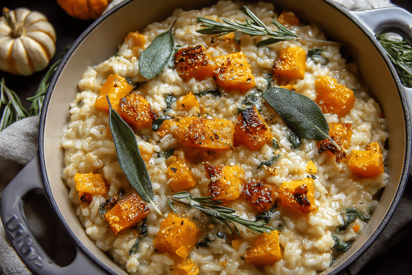 Roasted Butternut Squash Risotto
