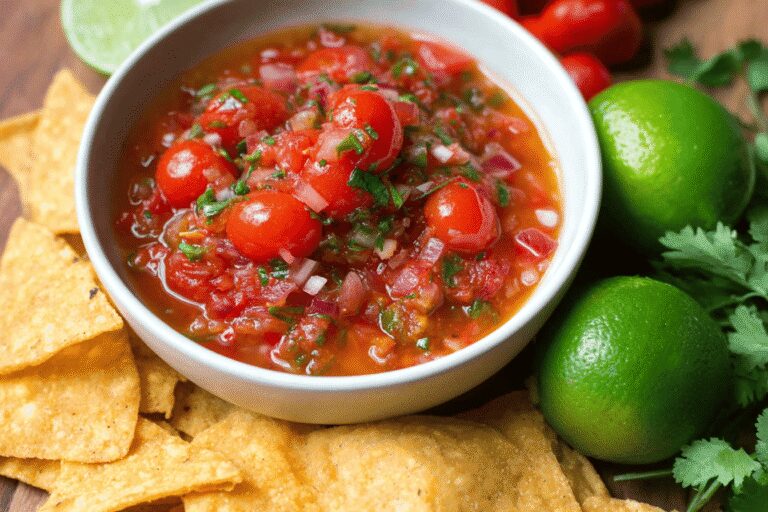 Roasted Cherry Tomato Salsa