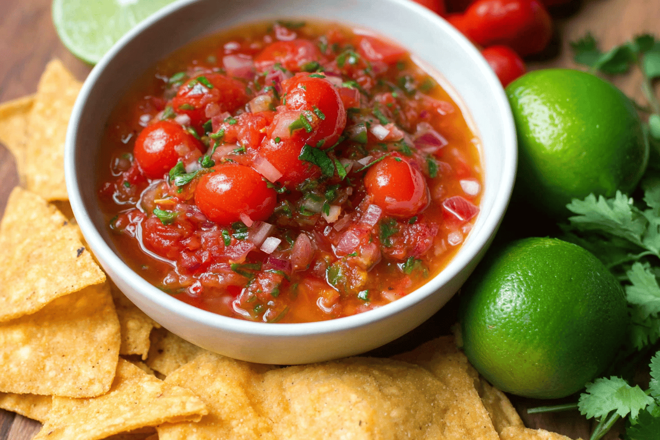 Roasted Cherry Tomato Salsa