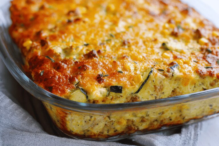 Savory Garden Zucchini Bake