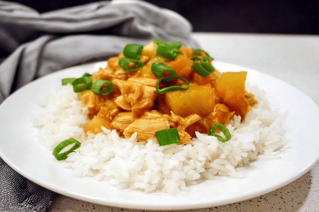 Slow Cooker Hawaiian Chicken