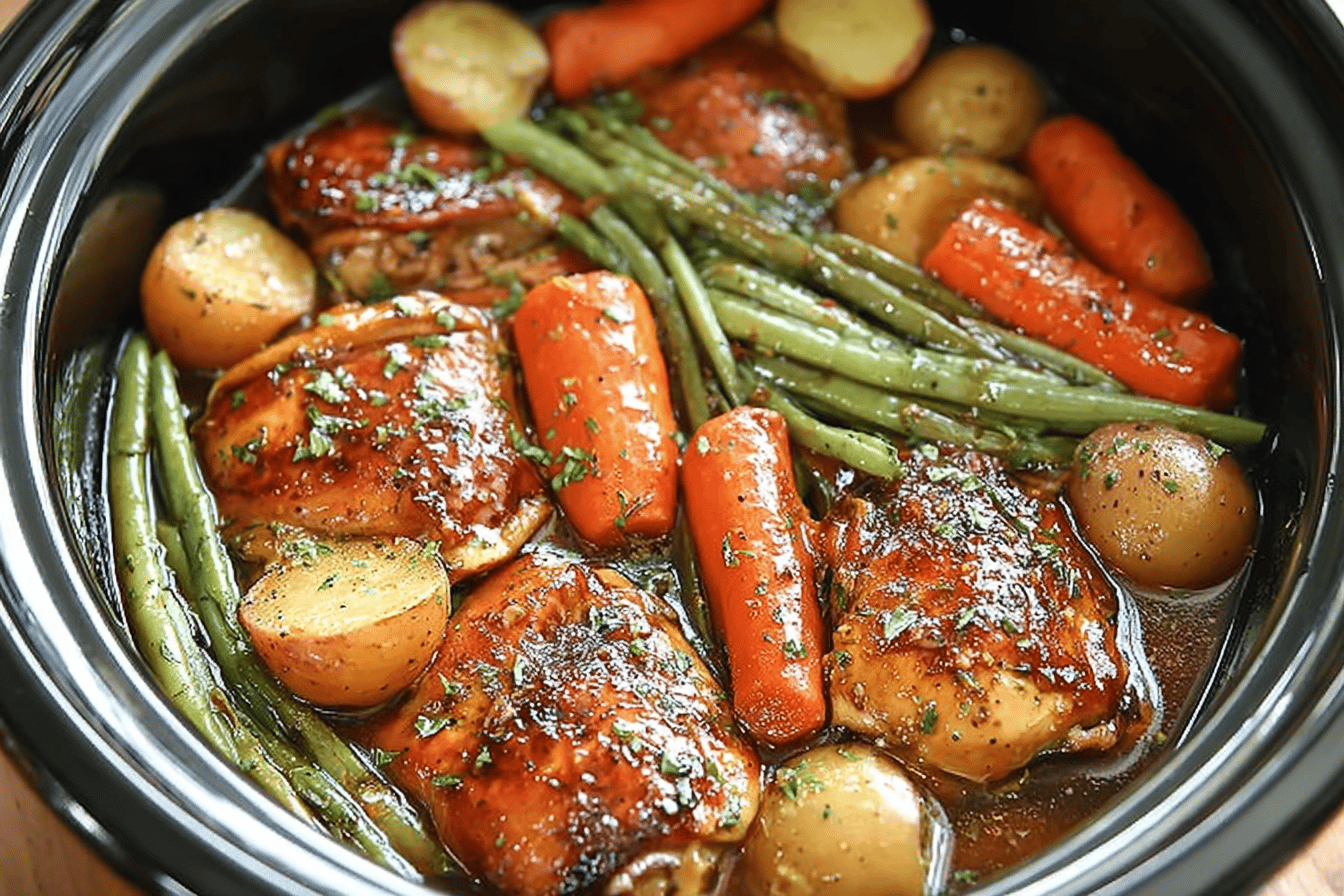 Slow Cooker Honey Garlic Chicken