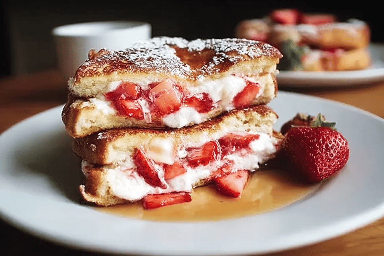 Strawberry Cream Cheese French Toast